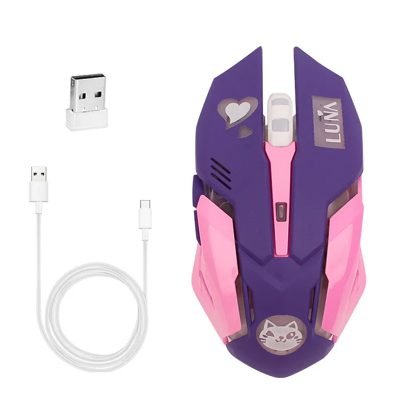 Mute Gaming Mouse Computer Accessory