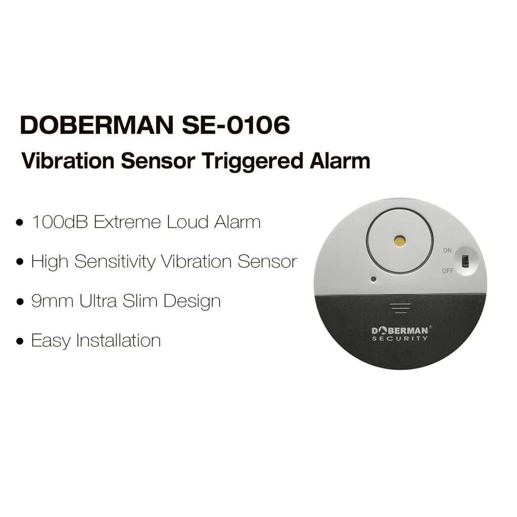 Doberman Wireless Vibration Alarm